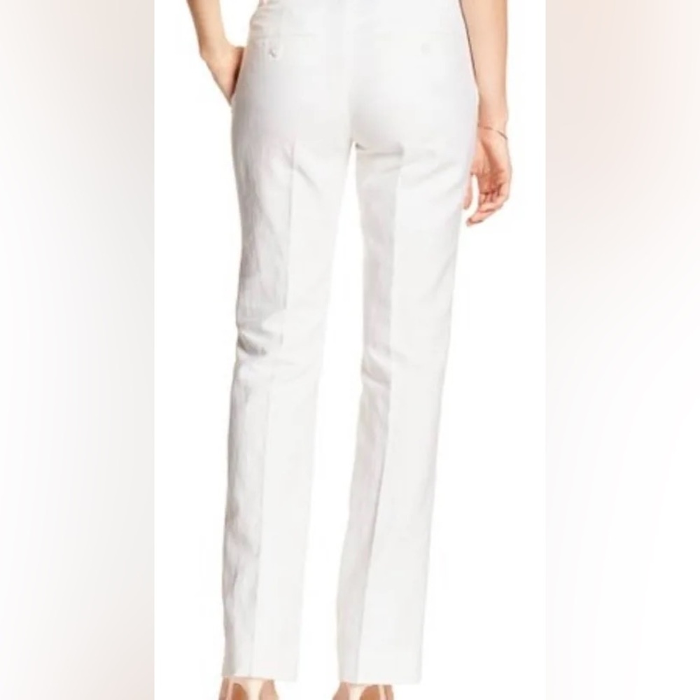 Banana Republic White Linen Pants